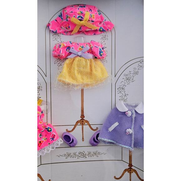 Vintage Barbie Sister Kelly Fashion Avenue 6 Piece Outfit 16699 Complete Sealed - Picture 3 of 5